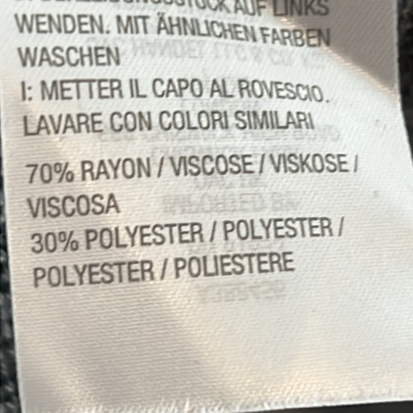 Lisa Rinna Collection Gray Leopard Sweater Size XS - Picture 5 of 8